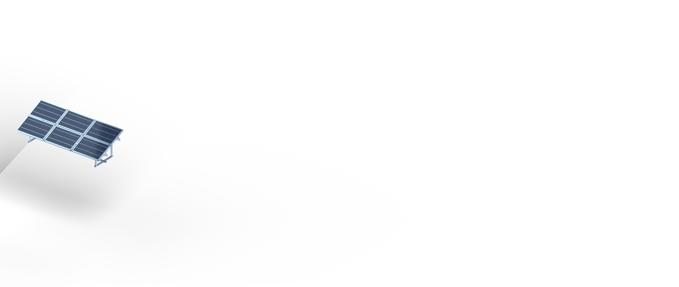 Moduli fotovoltaici su struttura